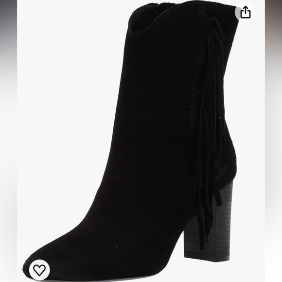 LADIES CHARLES DAVID BLACK BOULDER BOOTS - Picture 1 of 10